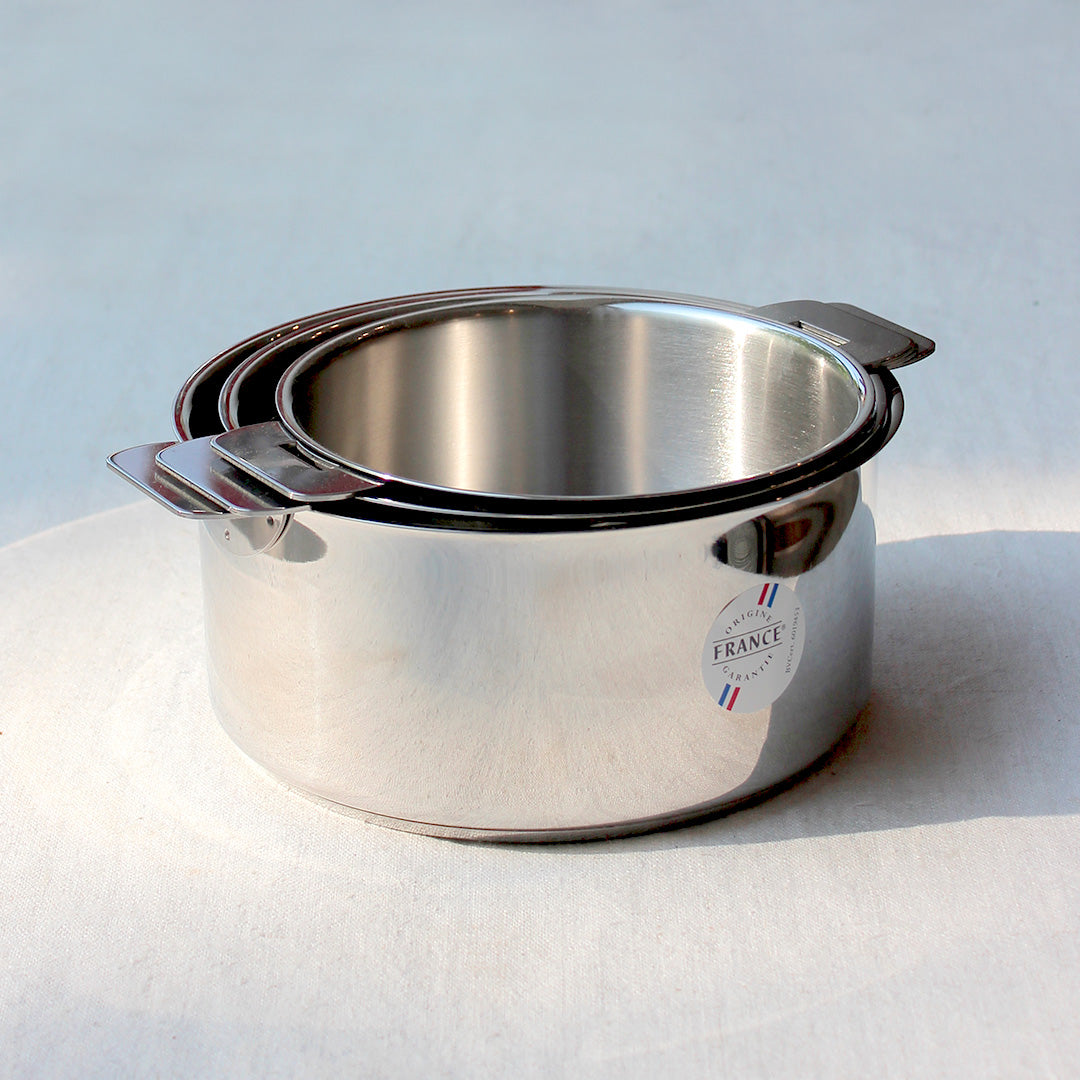 Casserole inox poignée amovible, Cristel France achat vente écologique -  Acheter sur