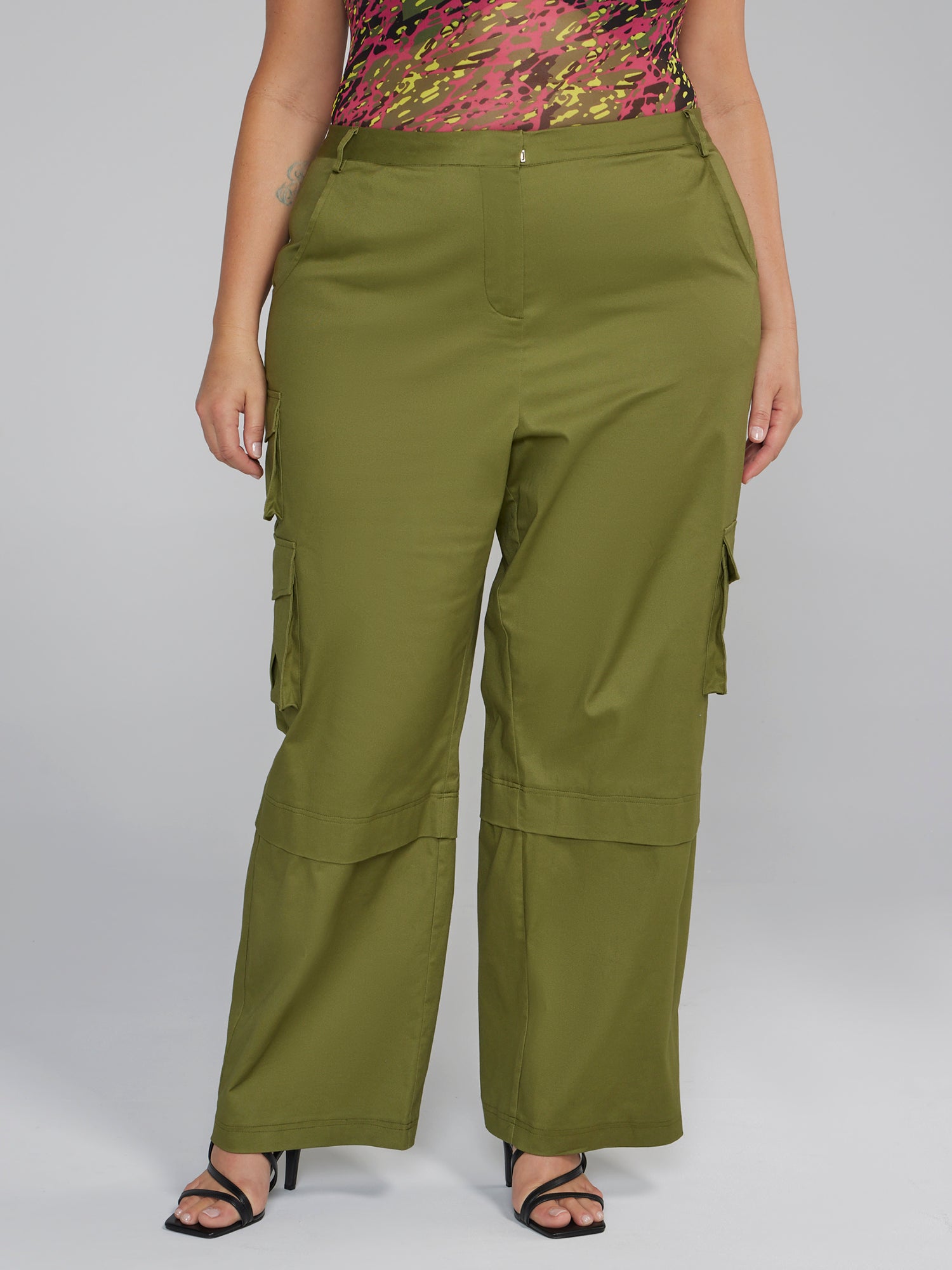 Almond Brown Women's Straight Leg Cargo Pants Casual Y2K High Waisted –  Lookbook Store