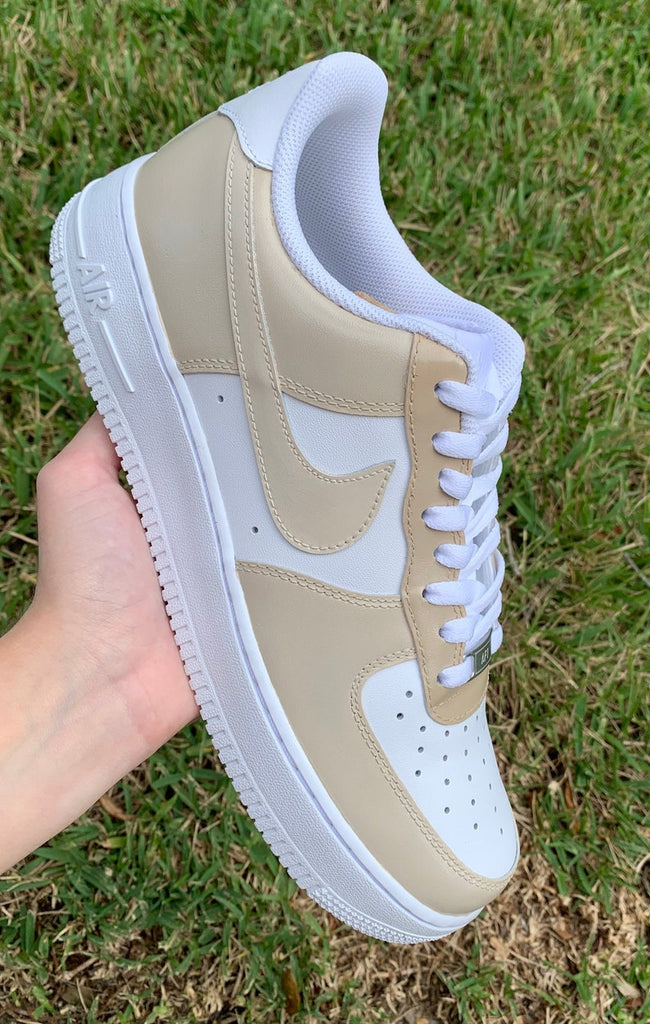 tan air force 1 custom