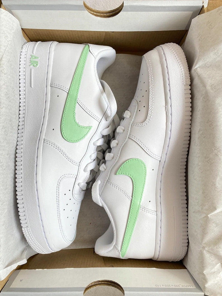 air force 1 mint swoosh