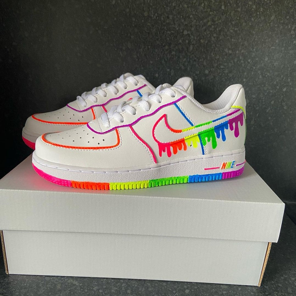 air force 1 rainbow drip