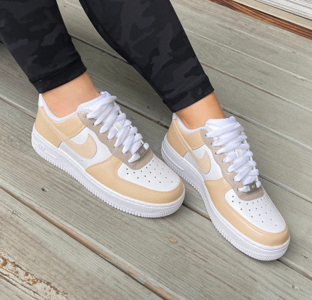 nike air force 1 beige tan