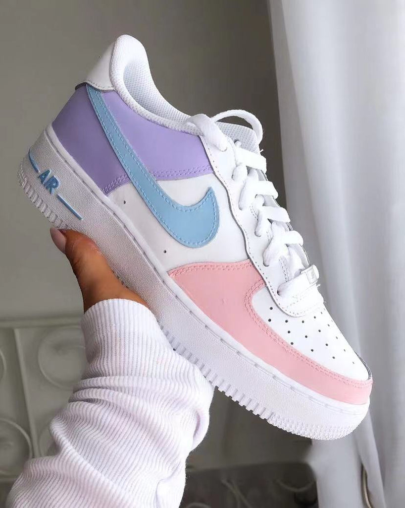pink and purple air force 1