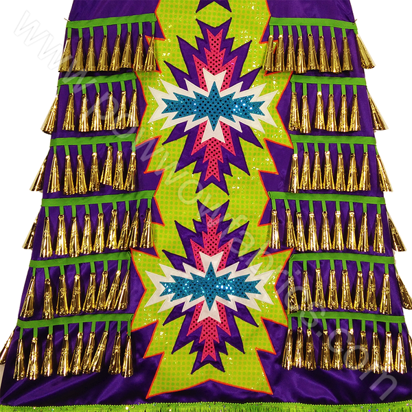 Womens 1012 Jingle Dress Outfit Powwow Fabrics and Designs