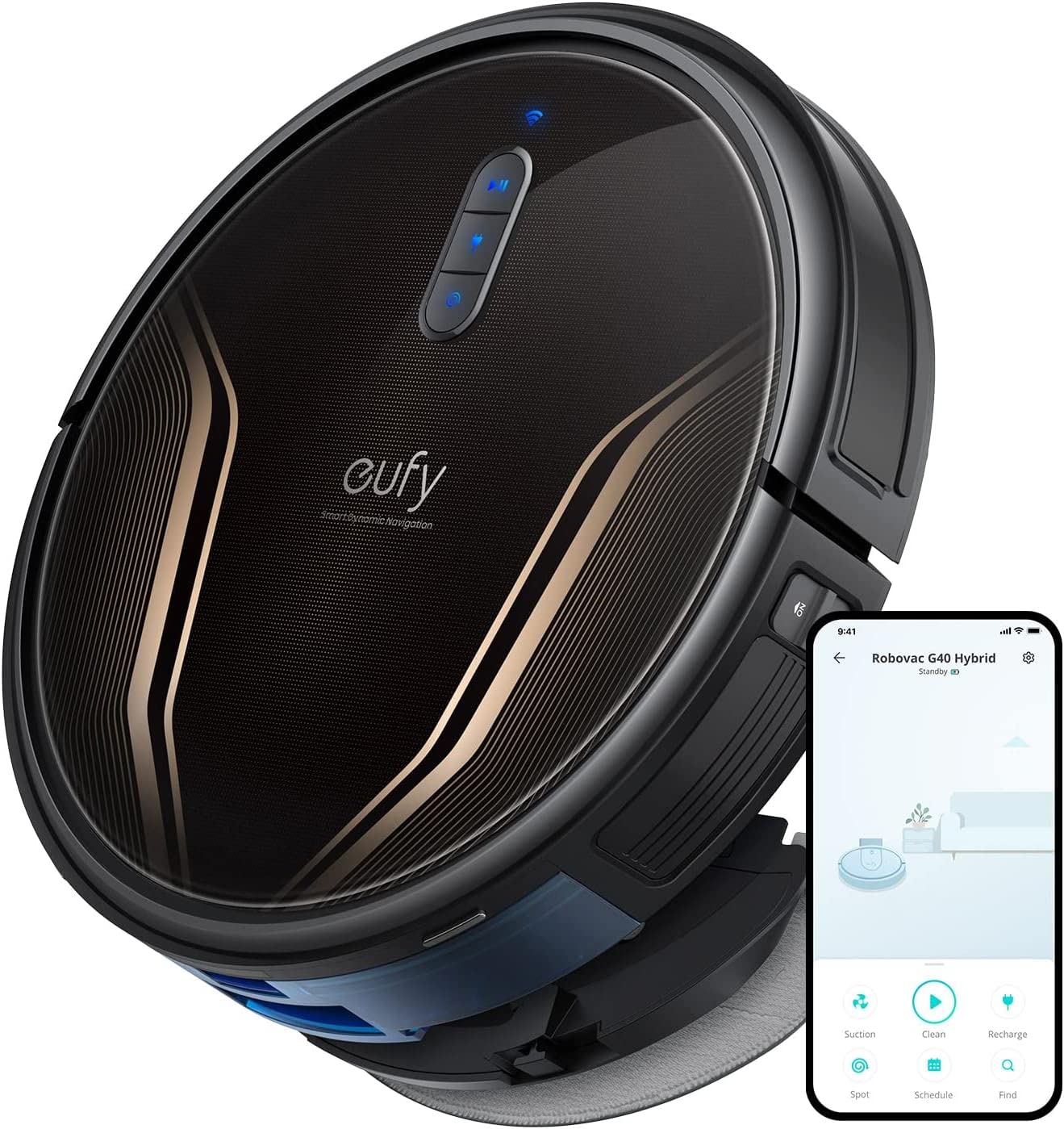 

eufy Clean G40 Hybrid Black