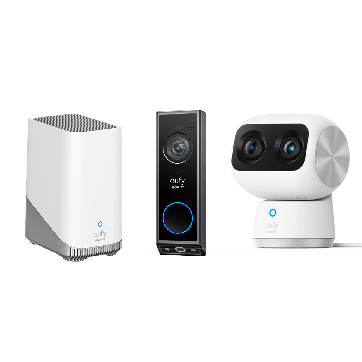 Indoor Cam S350 + Video Doorbell E340 + Homebase 3