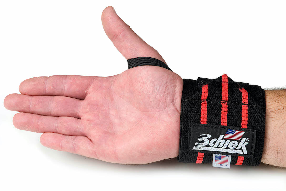 Schiek Black Line Wrist Wraps