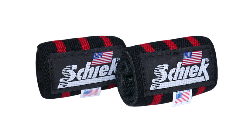 Schiek Black Line Wrist Wraps rolled