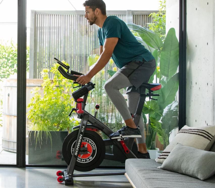 Schwinn IC4 Indoor Cycle Bike in home