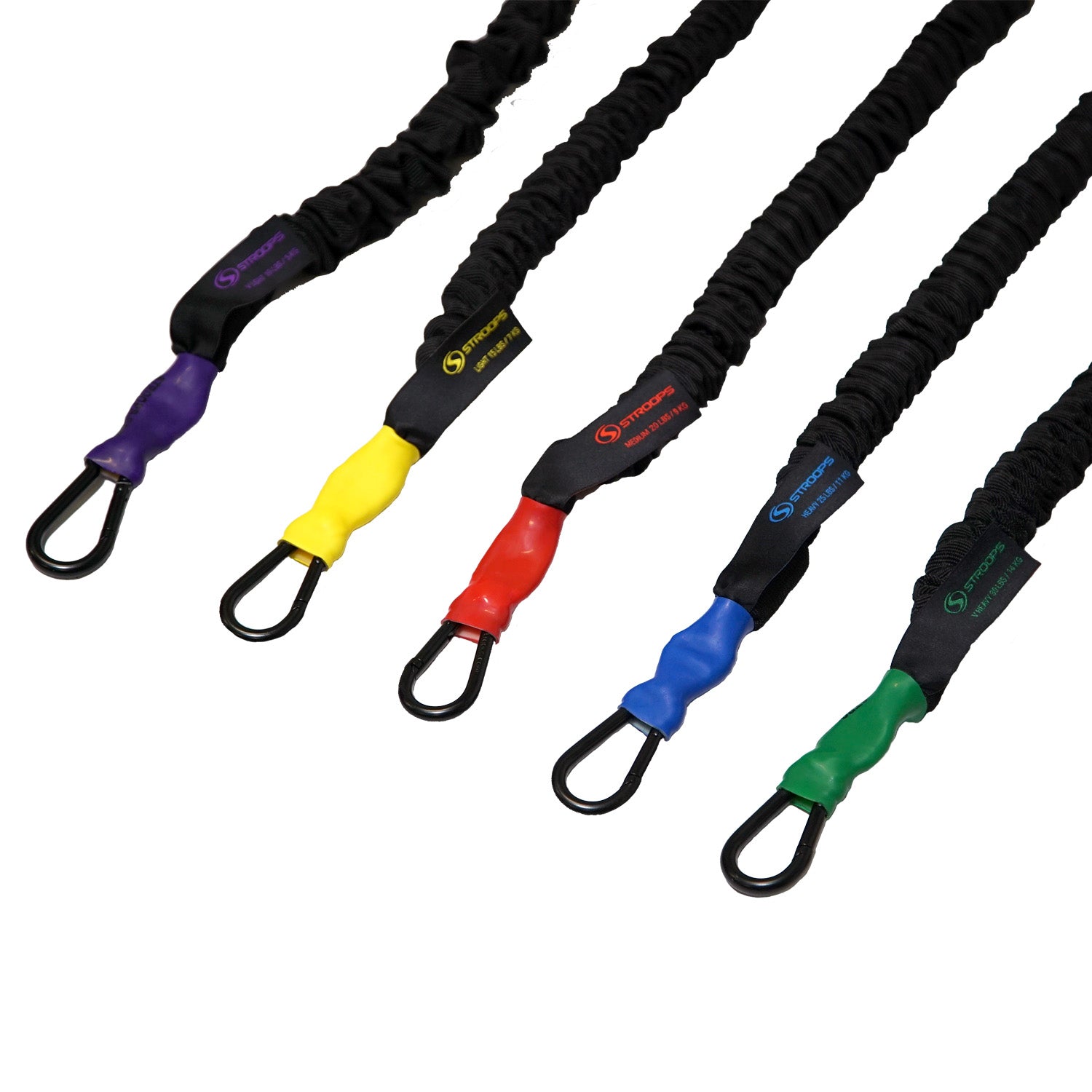 Slastix Dual Clip Resistance Band 48" all colours