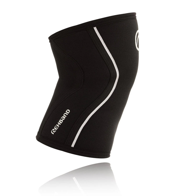 Rehband Rx Line Knee Support 5mm (Black) - Fitness Town