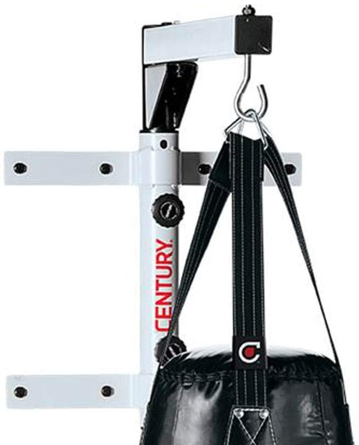 Century Wall Mount Heavy Bag Hanger close up with bag