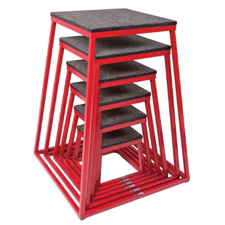 Fitness Town Steel Plyo Box all sizes stacked
