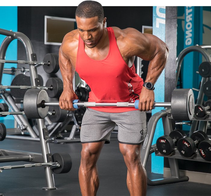 Fitness Town Bar Grip in use on barbell