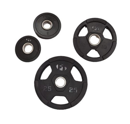 Fitness Town Rubber Coated Olympic Plate multi weight