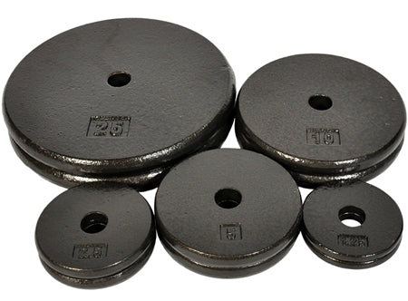 Fitness Town Standard 1" Cast Iron Weight Plates