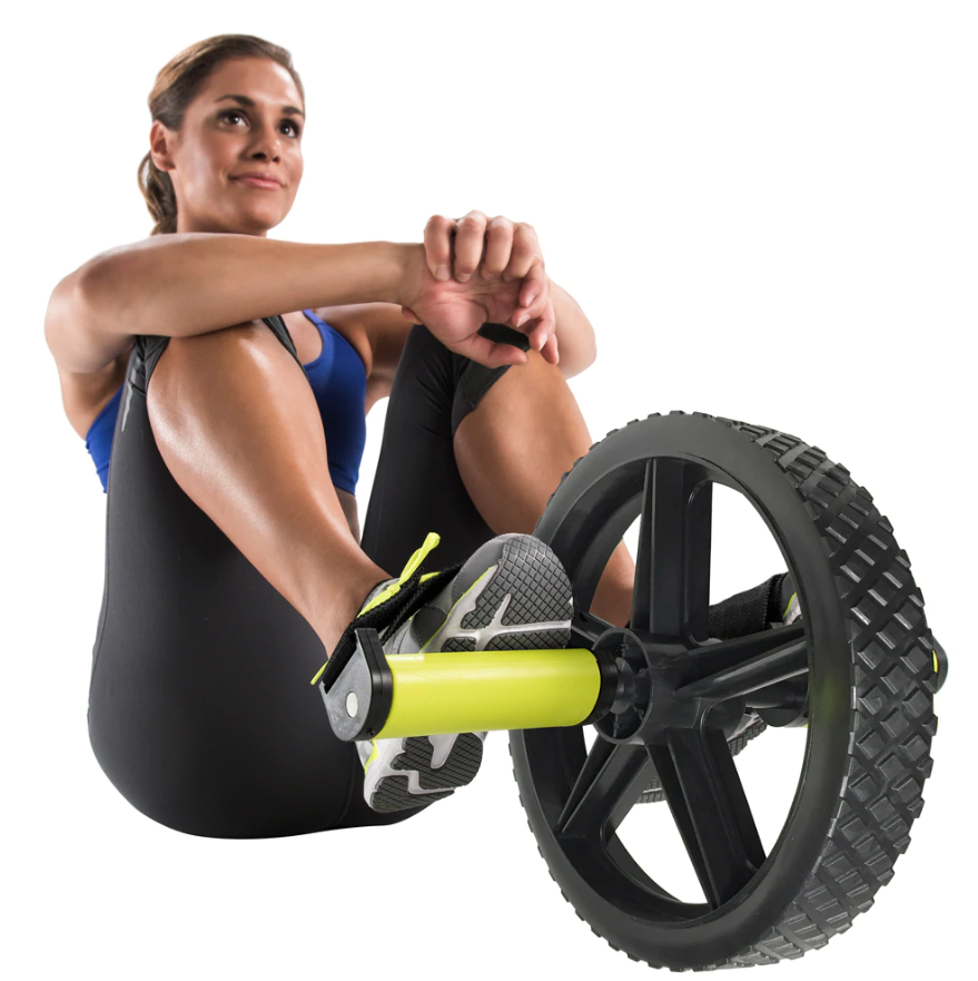 GoFit Extreme Ab Wheel in use