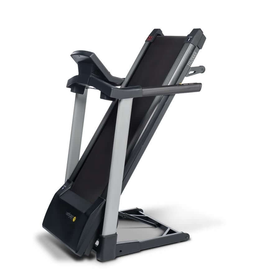 LifeSpan Fitness TR2000i Folding Treadmill folded up