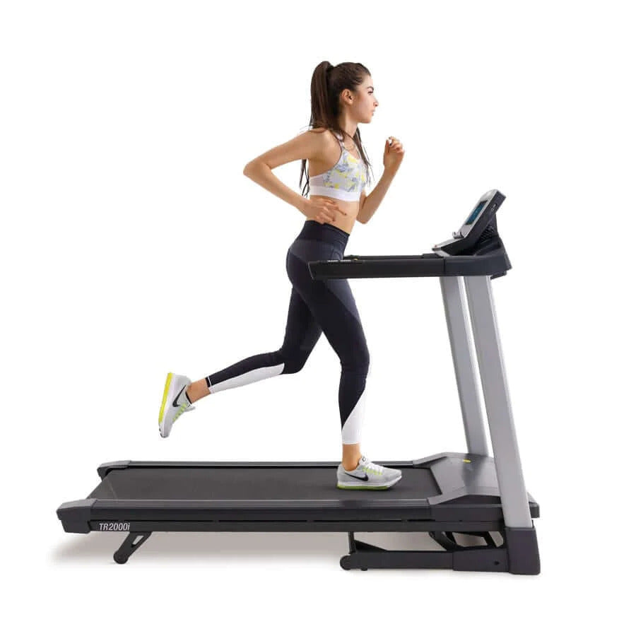 LifeSpan Fitness TR2000i Folding Treadmill in use