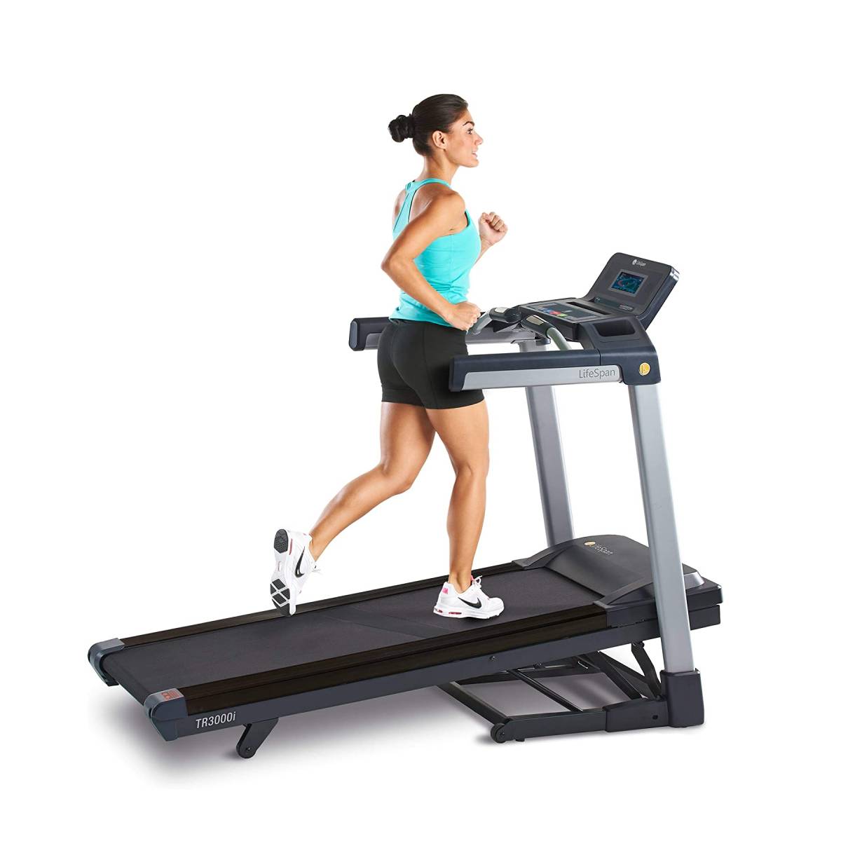 LifeSpan Fitness TR3000i Folding Treadmill running