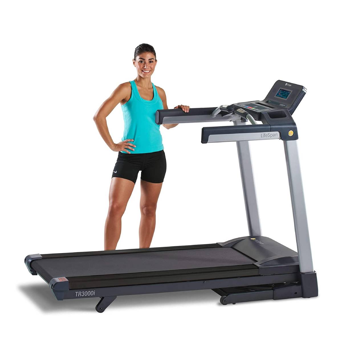 LifeSpan Fitness TR3000i Folding Treadmill unfolded