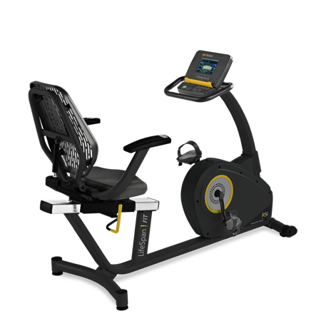 LifeSpan Fitness R5i Recumbent Bike side back