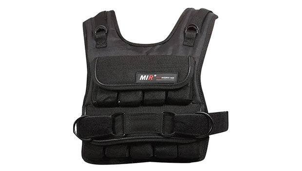 MiR Short Adjustable Weighted Vest front