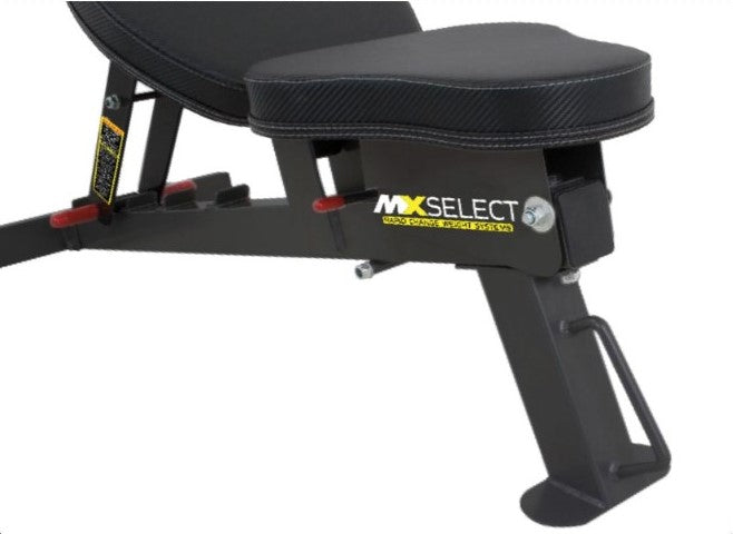 MX Select Adjustable Training Bench fabric seat