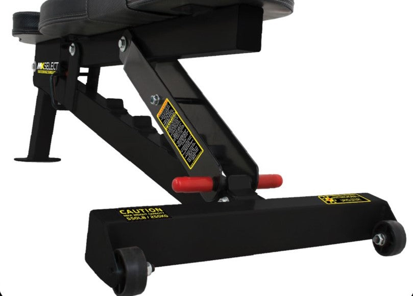 MX Select Adjustable Training Bench portability features