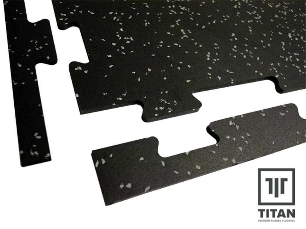 North West Rubber TITAN Premium Rubber Multi Purpose Flooring edges close up