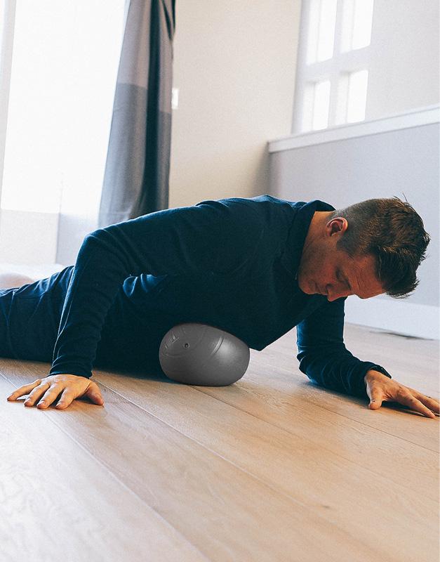 RAD Centre - Inflatable Massage Ball in use