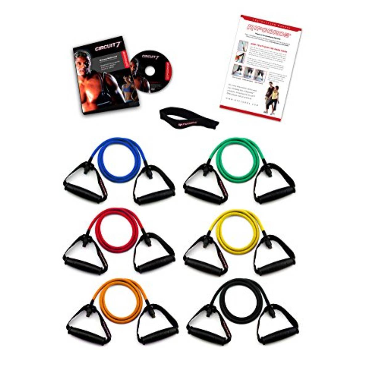 GoodLife Fitness Resistance Stretch Tubing with 3 Interchangeable Tubes -  (Light/Medium/Heavy Resistance Levels) - Cushioned Handles, Great for  Strength & Resistance Training, Home Exercise/Workouts. : : Sports  & Outdoors