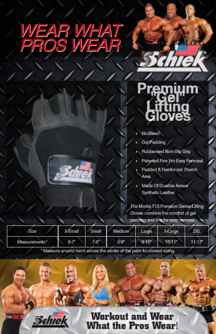 SCHIEK Premium Series Lifting Glove poster