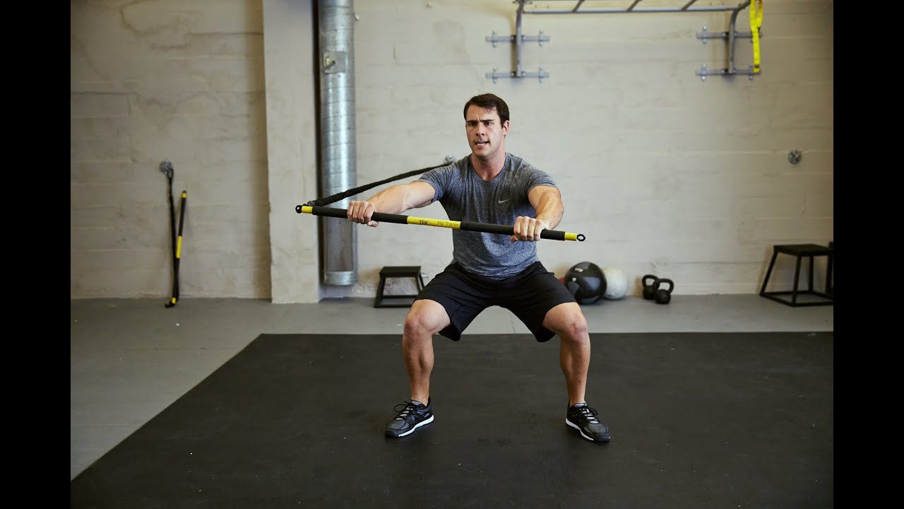 TRX Rip Trainer Kit: RIP Trainer in use in gym