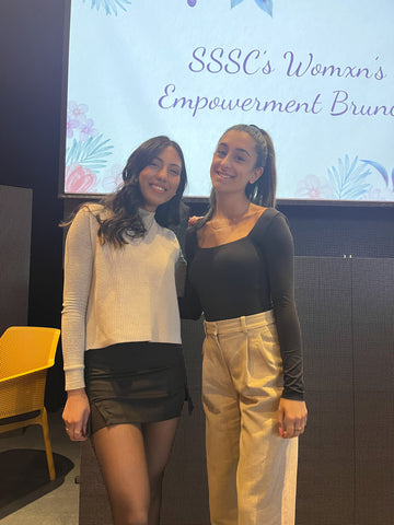 rubaina singla and tiba at the women's empowerment brunch