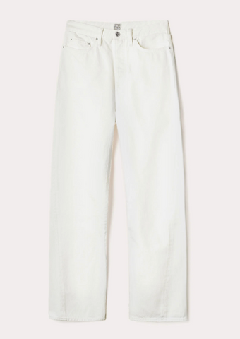 cream coloured baggy jeans