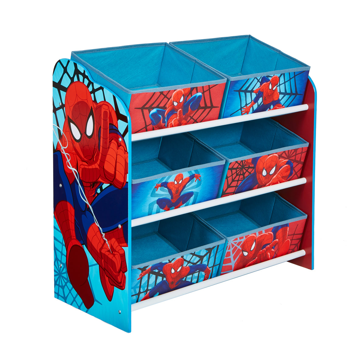 spiderman toy storage unit