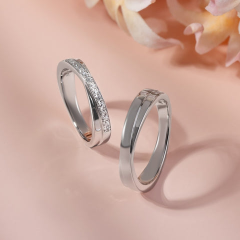 Merii couple ring sterling silver