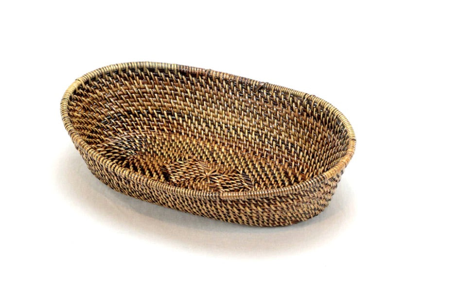 Rattan Oval Bread Basket