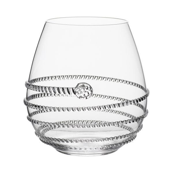 Puro Stemless Wine Glass - Tortoiseshell