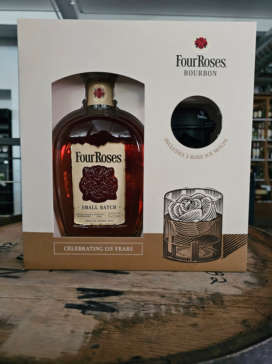 Four Roses Small Batch Kentucky Bourbon with Rose Ice Molds