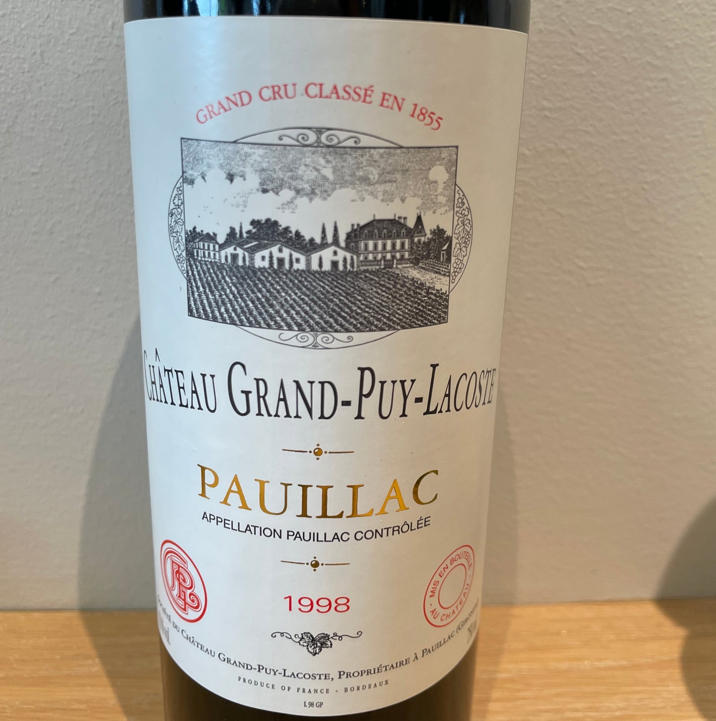 1998 Chateau Grand-Puy-Lacoste Pauillac