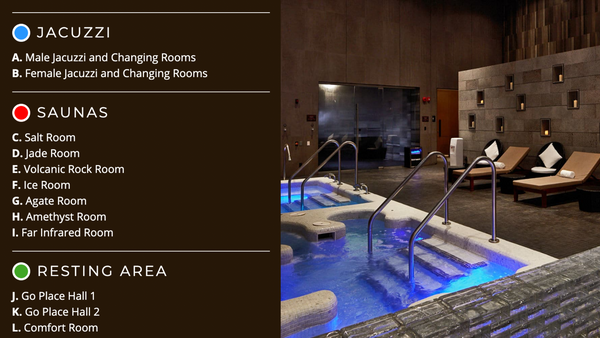 go place spa amenities list