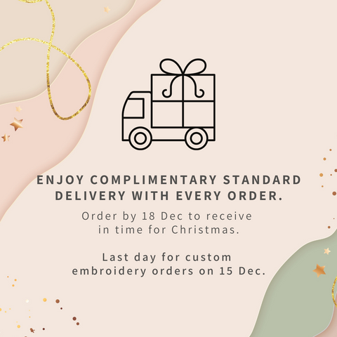 Complimentary Standard Delivery for Christmas Gifts