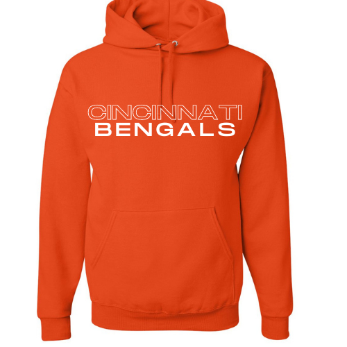 Zubaz NFL Men's Cincinnati Bengals Hoodie w/ Oxide Zebra Sleeves