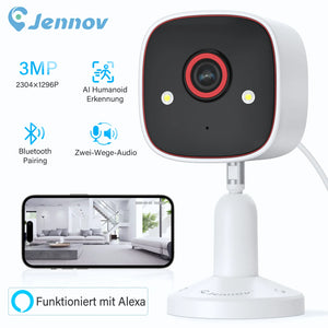 Jennov Indoor/Outdoor Cameras 1296P Pet  Camera WiFi . - Chelle Electronics