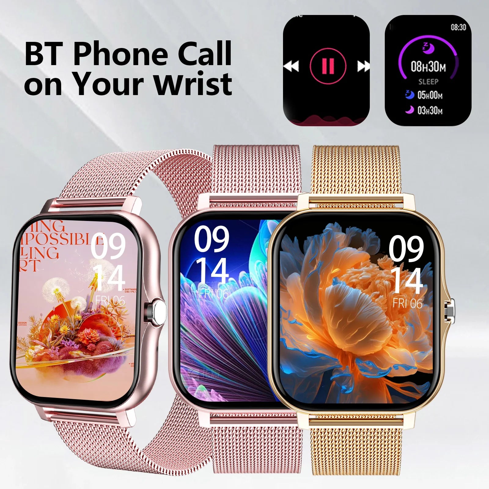 Smart watch wireless calling/dial Sport mode calling .