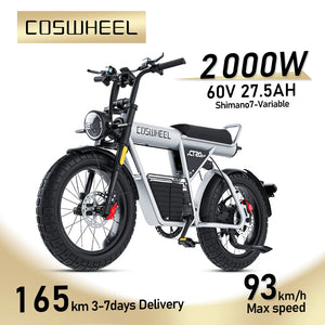Coswheel Electric Bike  Motorcyle Drit EBike. - Chelle Electronics