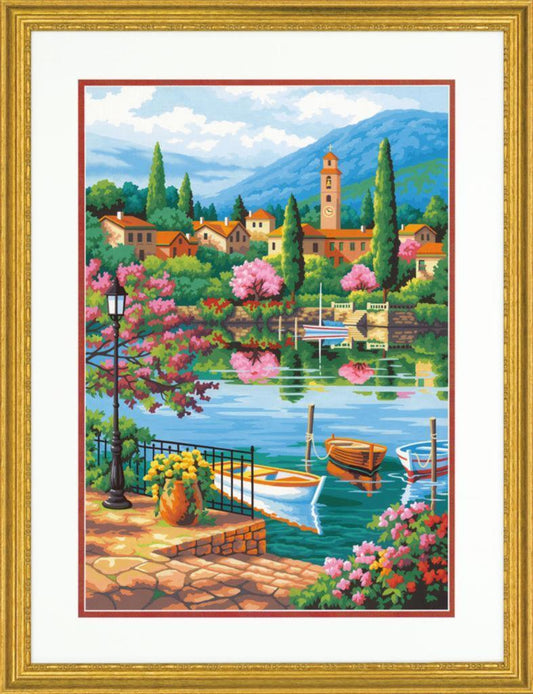 Dimensions PaintWorks Paint by Numbers Kit 20x16 Lakeside Morning