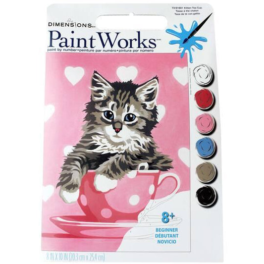 Dimensions PaintWorks Paint by Numbers Kit 20x16 Lakeside Morning 73-91729